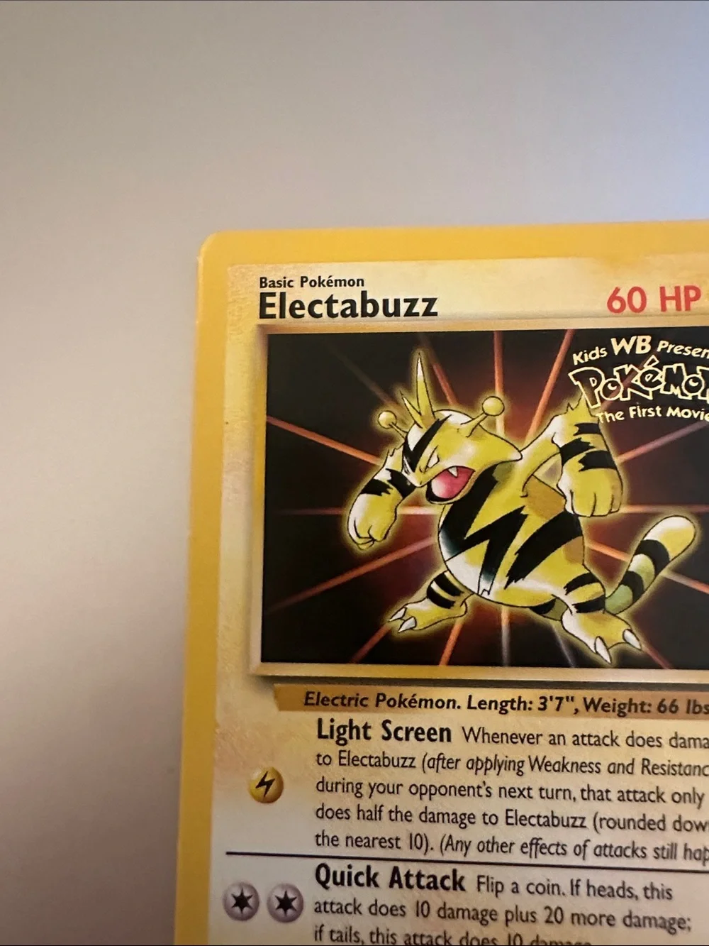 Electabuzz Pokémon Trading Card #2 Black Star Promo